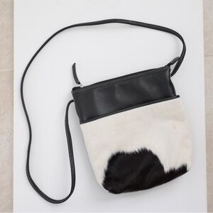 Odessa Genuine Leather & Cowhide Crossbody Bag by Overland